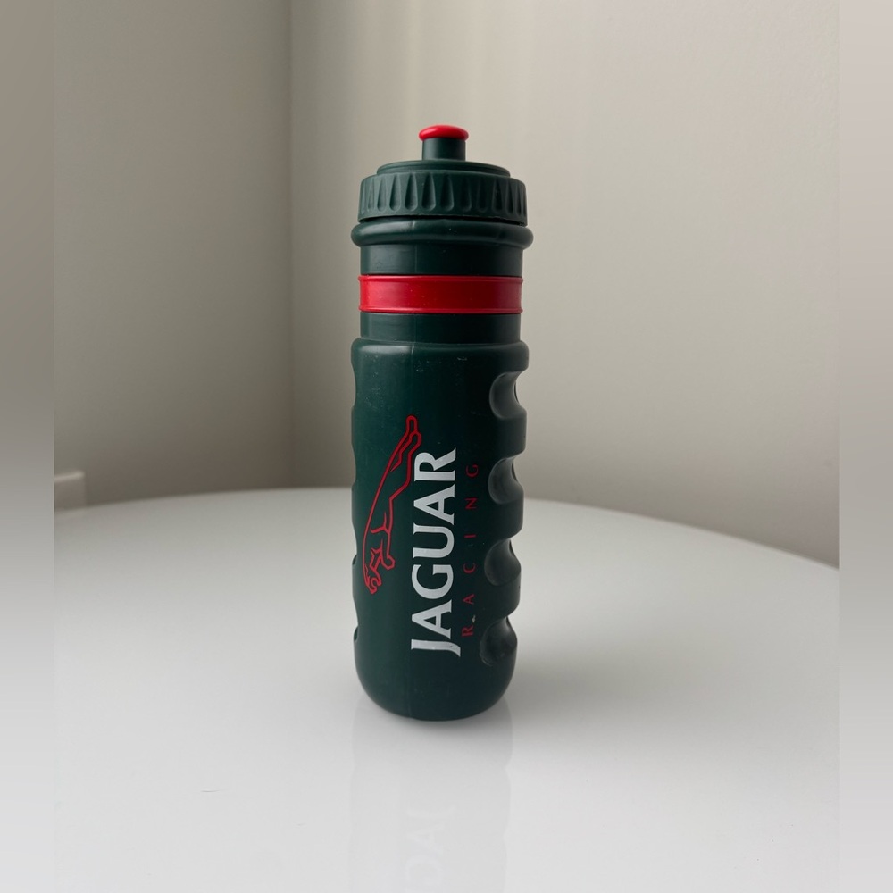 Jaguar Racing Insulated Water Bottle Green + Red + White colorway Automotive